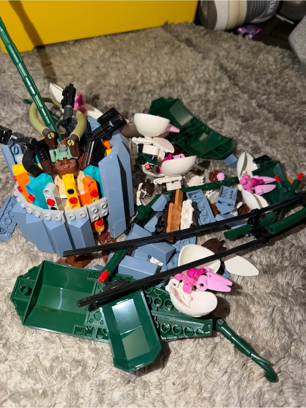 Lego Green and Pink Floral Jungle Build Set